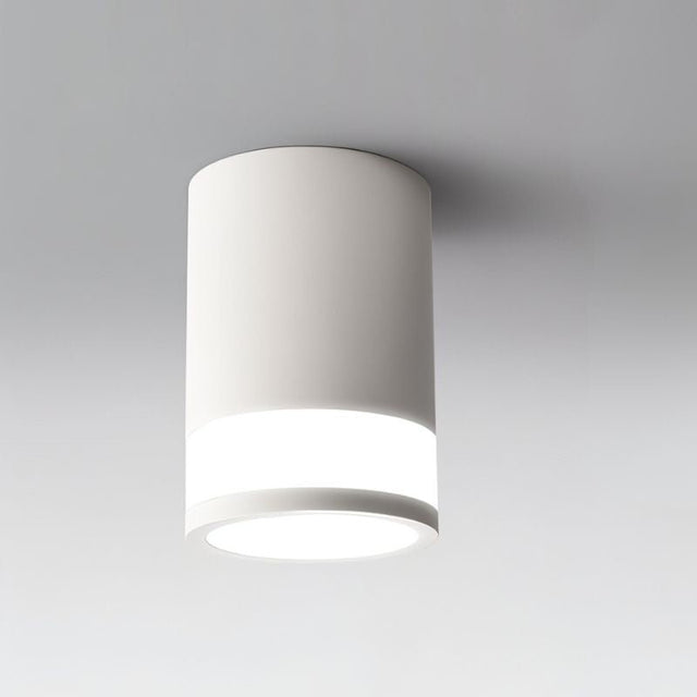 "White ceiling light with a sleek, minimalist design, providing bright, soft illumination for living rooms, kitchens, or bedrooms."