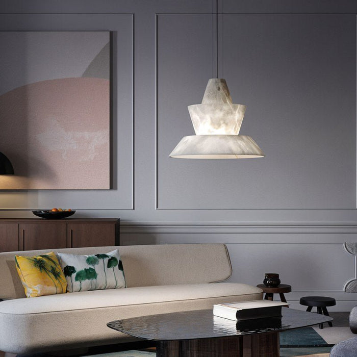 Cenatio Alabaster Pendant Light - Living Room Lighting