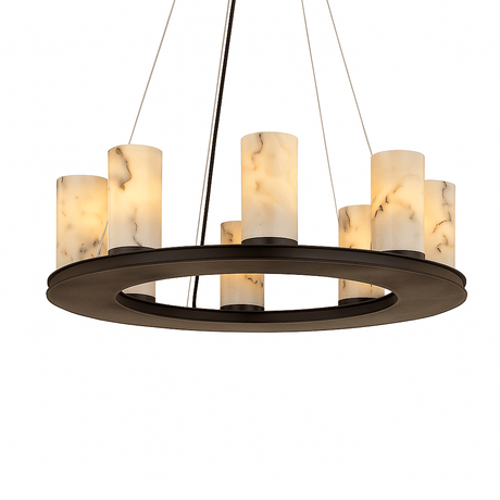 Centrum Round Alabaster Chandelier - Residence Supply