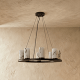 Centrum Round Alabaster Chandelier - Residence Supply