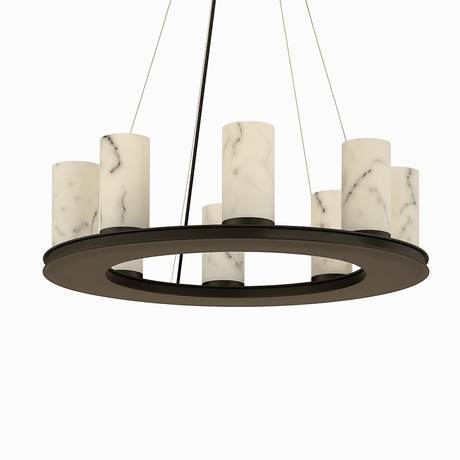 Centrum Round Alabaster Chandelier - Residence Supply