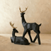 Cervidae Handcrafted Reindeer Figurines - Residence Supply