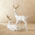 Cervidae Handcrafted Reindeer Figurines - Residence Supply