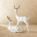 Cervidae Handcrafted Reindeer Figurines
