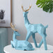 Cervidae Handcrafted Reindeer Figurines - Residence Supply