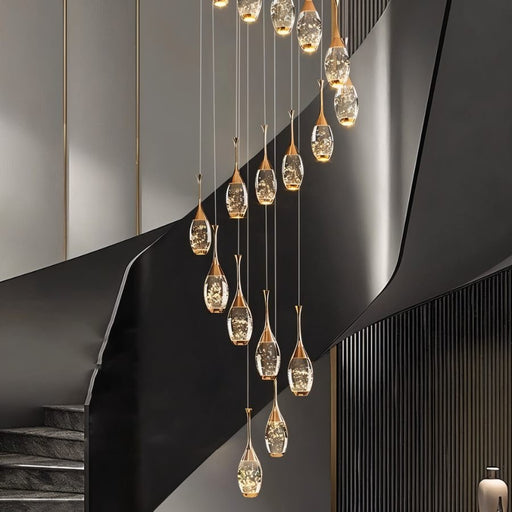 Chayim Chandelier Light - Modern Lighting for Stairs
