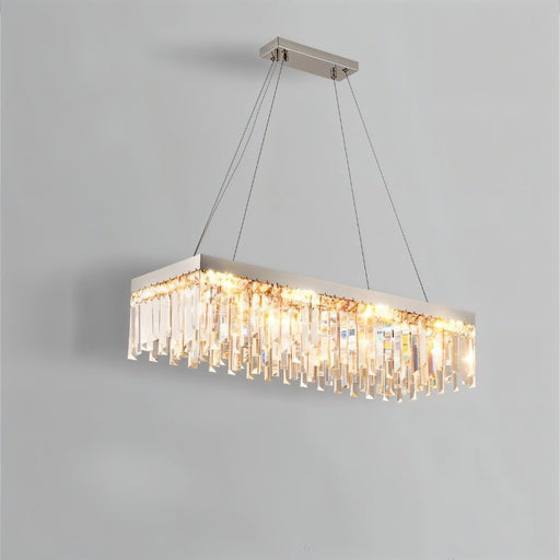 Chris Crystal Linear Chandelier - Residence Supply