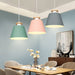 Color Block Cone Pendant Light - Dining Room Lighting