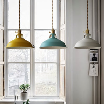 Color Block Shade Pendant Light - Modern Lighting