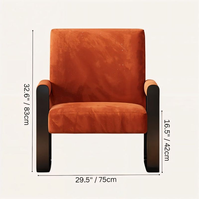 Comitas Accent Chair Size