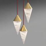 Conus Alabaster Chandelier