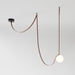 Corium Leather Glass Chandelier - Residence Supply