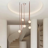 Corium Leather Glass Chandelier - Residence Supply