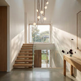 Corium Leather Glass Chandelier - Residence Supply