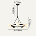 Black metal chandelier with five frosted glass globe shades, 31.4 inches wide and 7.8 inches tall.