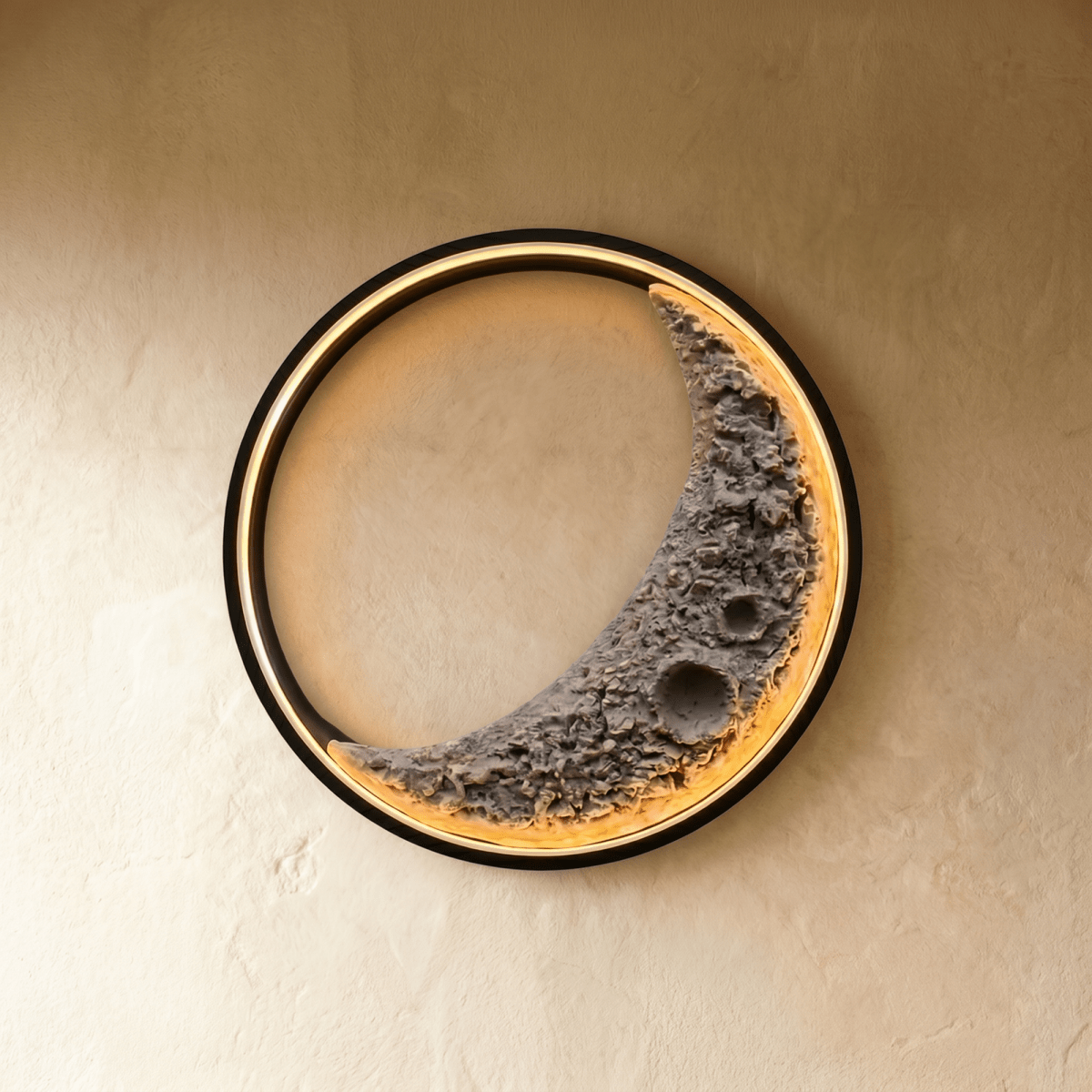 Crescent Moon Illuminated Art - Residence Supply