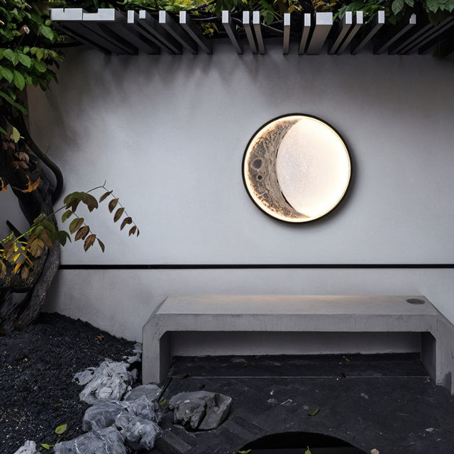 Crescent Moon Illuminated Art