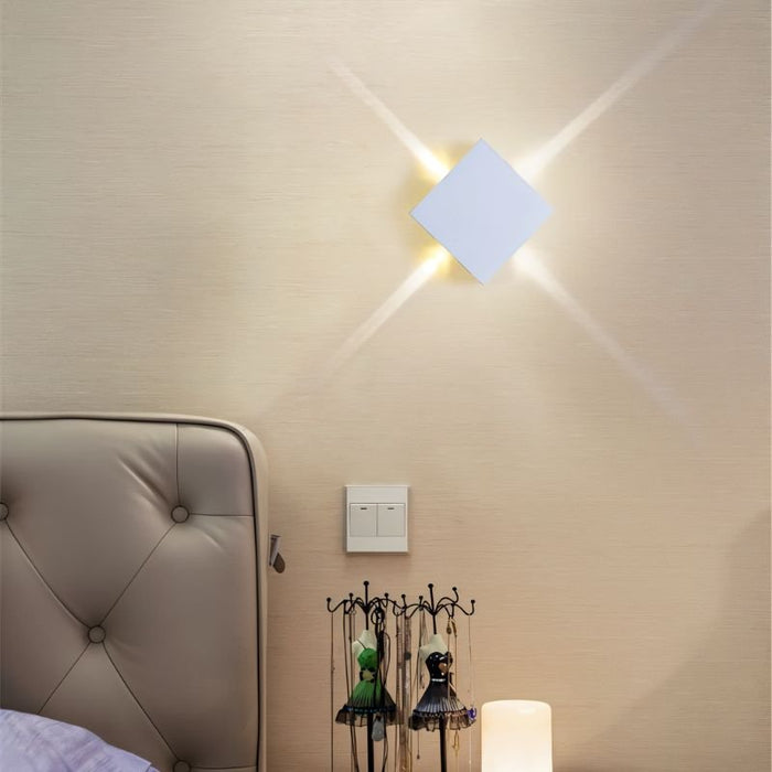 Cross Star Wall Lamp - Bedroom Lighting