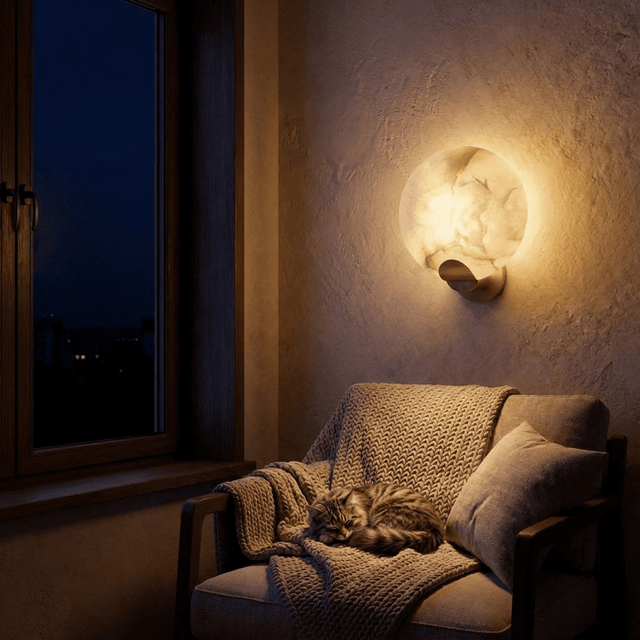 Cruim Alabaster Wall Sconce - Residence Supply