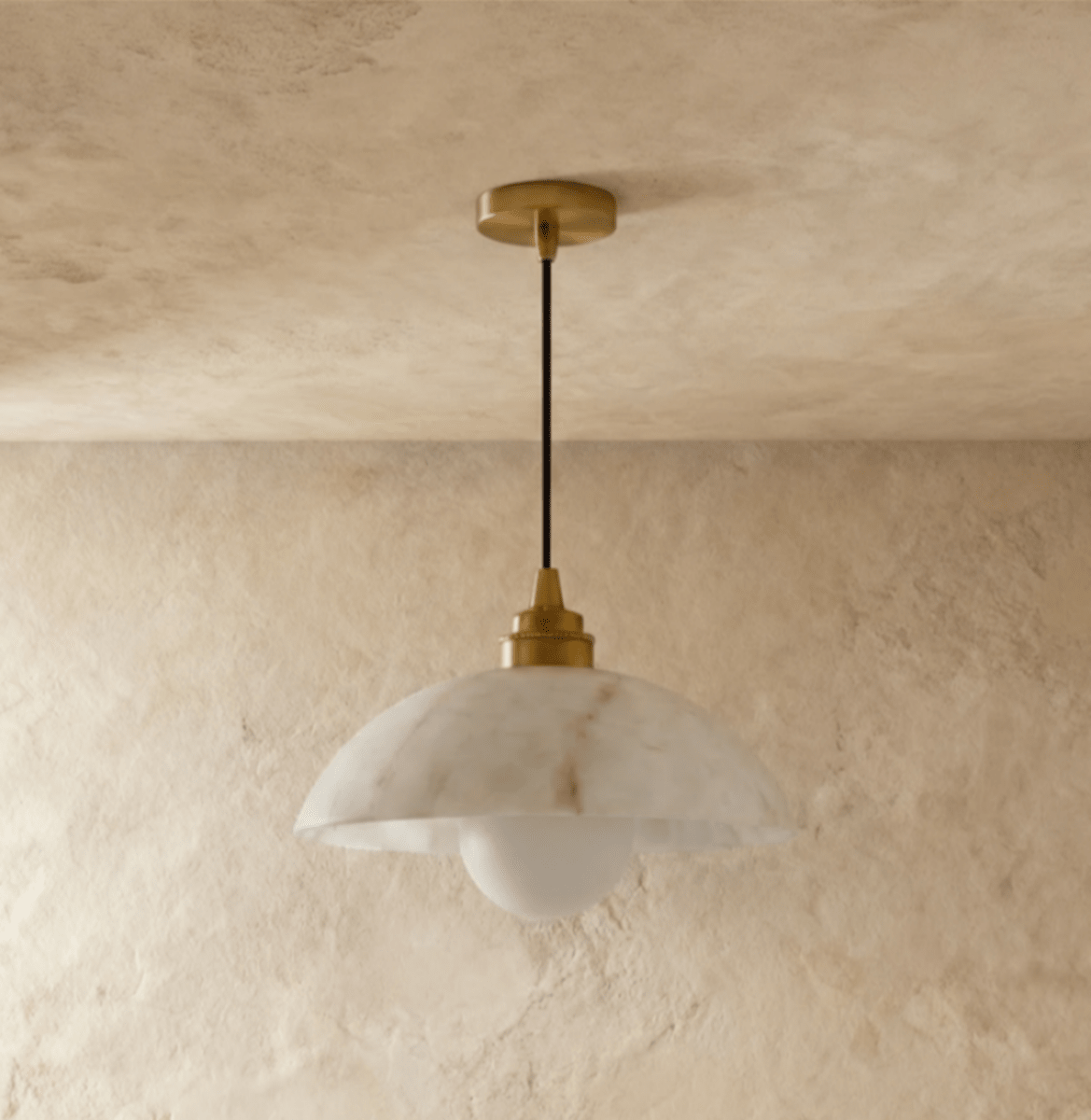 Cupola Alabaster Pendant Light - Residence Supply