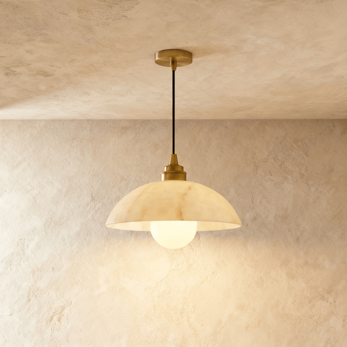Cupola Alabaster Pendant Light - Residence Supply