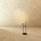 Curva Side Table & Lamp - Residence Supply