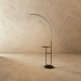 Curva Side Table & Lamp - Residence Supply