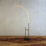 Curva Side Table & Lamp - Residence Supply