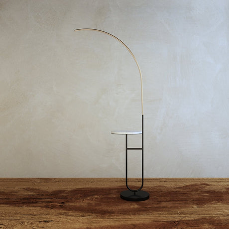 Curva Side Table & Lamp - Residence Supply