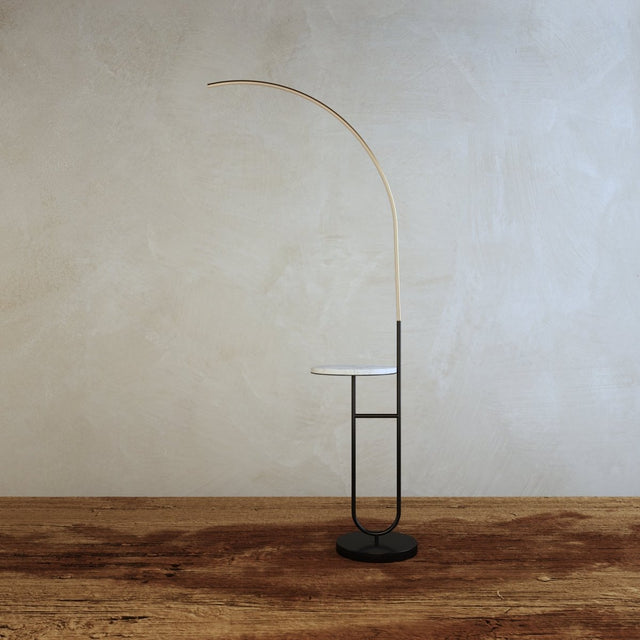 Curva Side Table & Lamp - Residence Supply