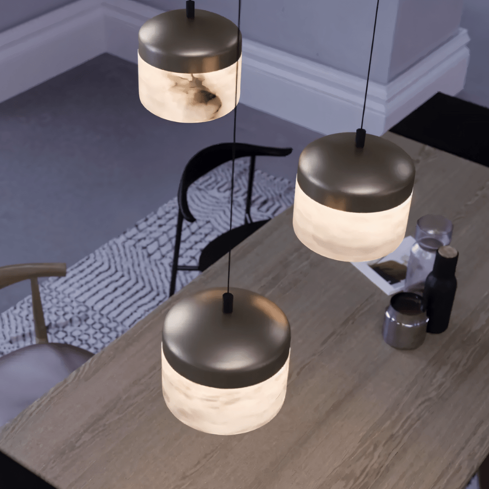 Custom Asta Alabaster Pendant Light - Residence Supply
