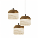 Custom Asta Alabaster Pendant Light