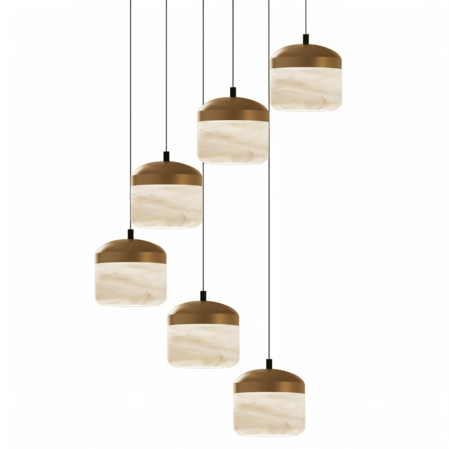 Custom Asta Alabaster Pendant Light - Residence Supply