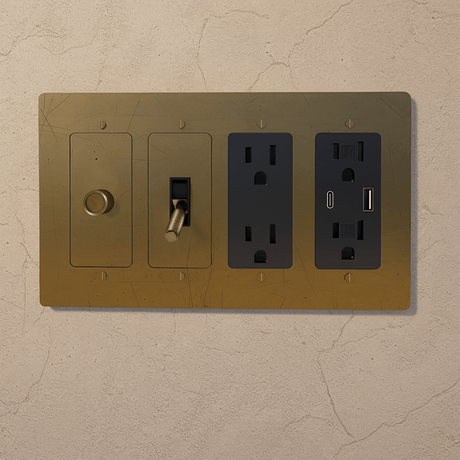Custom Brass Light Switch (Build Your Own) - Residence Supply