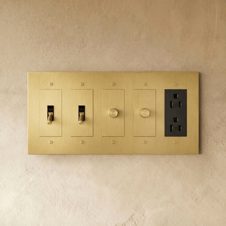 Custom Brass Light Switch (Build Your Own) - Residence Supply