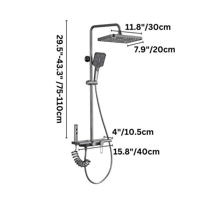 Dahab Shower Head and Faucet - Residence Supply