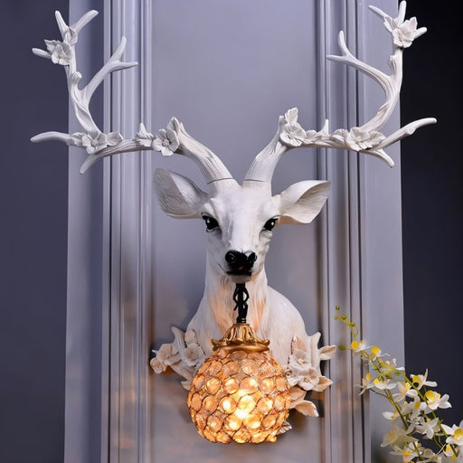 Deer Head Wall Lamp - Light Fixtures