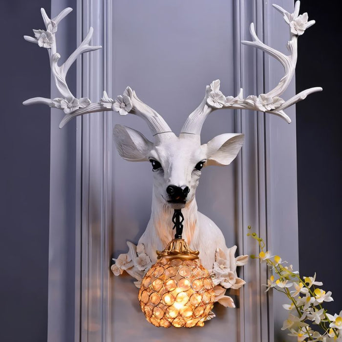 Deer Head Wall Lamp - Open Box - Residence Supply