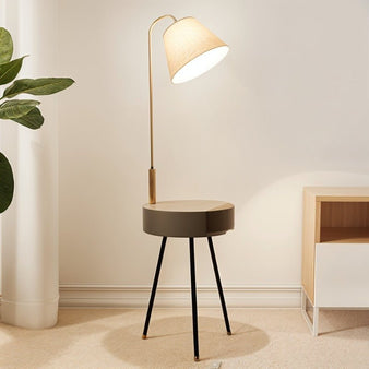 Derina Floor Lamp with Side Table - Residence Supply