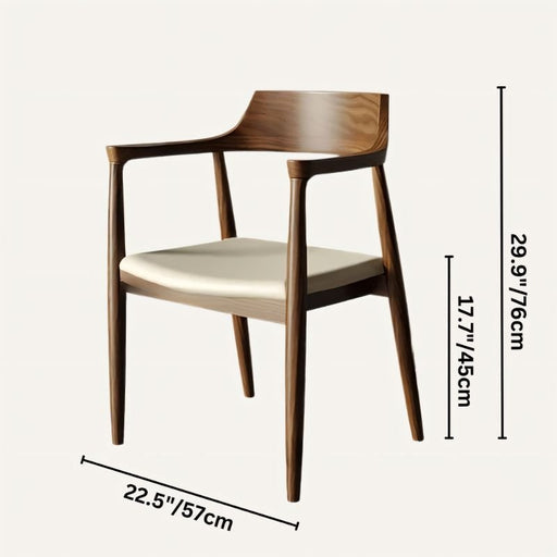 Derma Dining Chair size