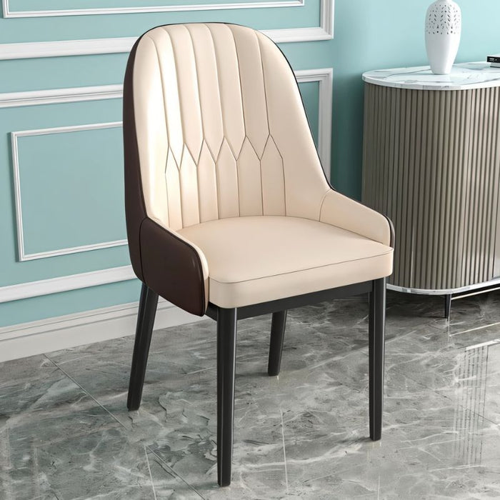 Dilmun Scandinavian Minimalist Accent Chair: With its minimalist silhouette and light wood legs, this accent chair embraces the simplicity and elegance of Scandinavian design, creating a serene and modern atmosphere in any room.