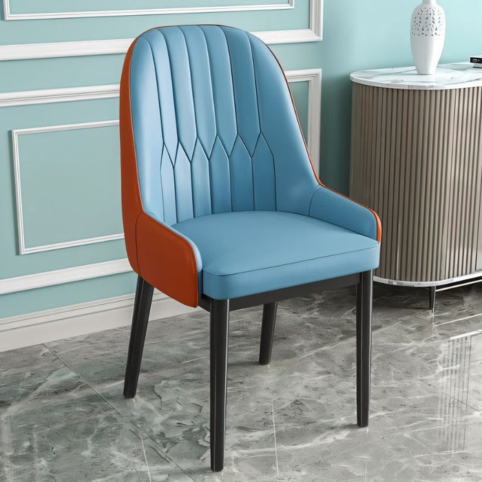 Dilmun Velvet Tufted Accent Chair: Upholstered in luxurious velvet with elegant tufted detailing, this accent chair exudes sophistication and adds a touch of glam to any room.
