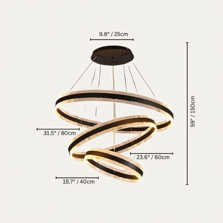 Dingir Round Chandelier