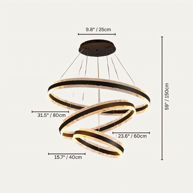 Dingir Round Chandelier
