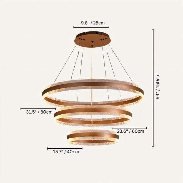 Dingir Round Chandelier