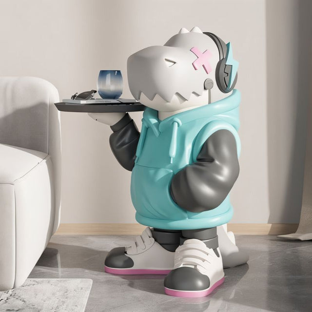 Figurine de sol dinosaure