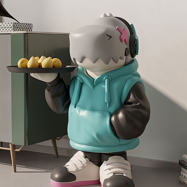 Figurine de sol dinosaure