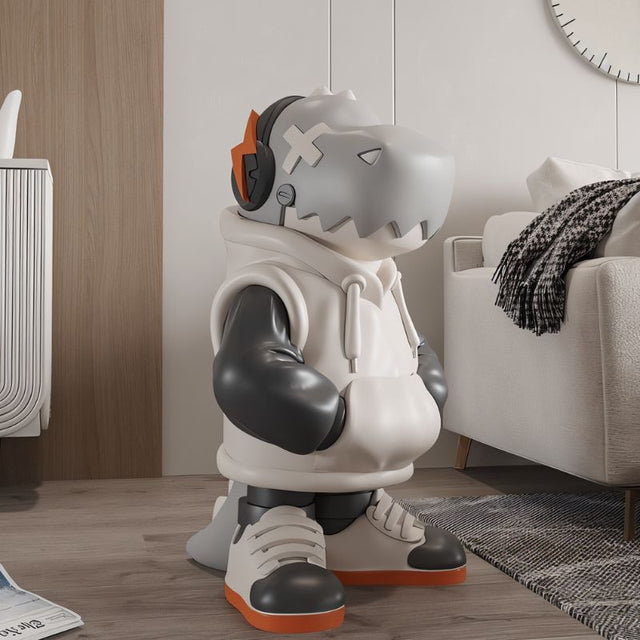 Figurine de sol dinosaure