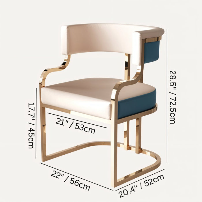 Dromond Accent Chair Size Chart