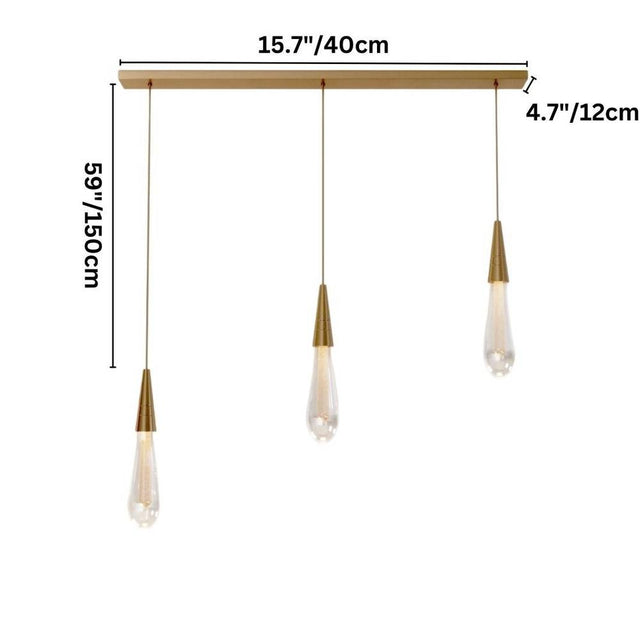 Lampe suspendue goutte